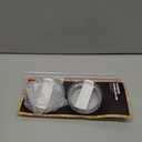 40oz Tumbler Lid Compatible for Stanley, 2 Pack Replacement Tumbler Lids Fit for Stanley Quencher 2.0 Tumbler 40 OZ, with Straws and Cleaning Brush (Clear White)