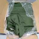 Bulk King Flat Sheets Only, 6 Pack Quick Sort Top Bed Sheet, Color-Coded Label Threads, Wrinkle-Free Shrinkage Durable Microfiber Hotel Motel Airb&bs Essentials for Hosts (105"x102",Olive Green)