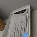 Stainless Steel Litter Box | XL Enclosed Cat Litter Boxes with Lid for Big Cats | High Sided, Anti-Urine Leakage | Non-Stick Bottom & Includes Litter Mat & Metal Scoop (Silver Gray)