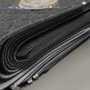 Non Slip Stair Treads for Wooden Steps,15 Pack 8" X 30" Stairs Carpet Treads Indoor with Reusable Peel and Stick Adhesive for Kids Elders and Pets (Dark Grey)