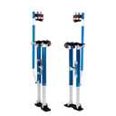 Painting Drywall Stilts,Adjustable Aluminum Tool Stilt for Plastering,24" - 40" Sheetrock Stilts,Professional Drywall Stilts, Blue