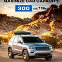 Wonderdriver Heavy Duty 300lbs Lockable Roof Rack Cross Bars Compatible with Jeep Grand Cherokee 2011-2021 (with Grooved Side Rails), All-Metal Aluminum Crossbars Rooftop Cargo Bag Kayak Luggage