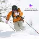 Lorpect Ski Gloves, Snow Gloves, Touchscreen Snowboard Glove, Winter Warm Glove for Cold Weather (Large, Green)