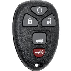 Key Fob Replacement for 2006-2013 Chevrolet Impala/ 05-07 Monte Carlo/ 06-11 DTS & Buick Lucerne Car Keyless Entry Remote Control, OUC60270 OUC60221, 5 Buttons