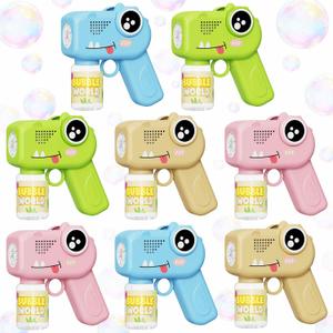 8-Pack Bubble Gun,Automatic Dinosaur Bubble Machine Blower for Kids Summer Indoor Outdoor Toys Birthday Wedding Party Gift