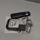 VTech Accessory Handset for DS6151 Series with 2-Line Cordless Phone, Suitable for Small Business or Home, Answering System, Expandable up to 12 Handsets, Intercom, Conference | DS6101 (Black/Silver)