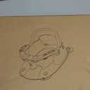 Wddbb Baby Bath seat for Babies 6 Months & up, 360° Stable Toddler Bath Chair with one-Touch Button, Back Hollow Design, Water Temperature Card & 4 Suction Cups for Safety (Gray)