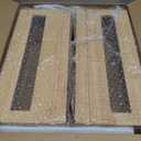 2 Pack 12 Inch Extra Large Foil and Plastic Wrap Organizer with Cutter, Bamboo Wrap Organizer Holder Holds 3000ft Film Rolls or 500ft-1000ft Foil Rolls for Restaurant Kitchen Food Service