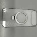 Magnetic for iPhone Air Case with Ring Stand, [10 FT Drop Protection] [Velvety Touch] Slim Translucent Matte Back Shockproof Phone Case for iPhone 17 Air 6.5'', Clear