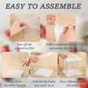 8Pcs Clear Cake Box with Ribbon 2-Layer 10x10x9 Inch, Transparent Cake Carrier Box with Lids, Tall Cake Boxes, Clear Gift Boxes for Birthday Wedding Valentine'Day.(White, 10*10*9inch/8pcs)