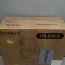 Primy Drafting Chair Tall Office Chair with Flip-up Armrests Executive Ergonomic Computer Standing Desk Chair with Lumbar Support and Adjustable Footrest Ring (Black) (934-Z)