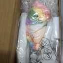 Senodeer Kids Play Tent Indoor: with Brown Checkered, Mat, Rainbow Tissue Garland, Star Lights - Girl Tent Indoor Playhouse for Girls Kids Toys for Boy Girl BAirthday for Kids Gift