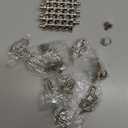 VNDUEEY 60 Pack Strong Magnetic Hooks, 25Lbs Magnet Hooks Heavy Duty, Metal Magnetic Hooks for Hanging, Magnetic Hook for Cruise, Kitchen, Garage, Classroom, and Office (Silver)