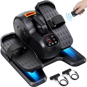 3-IN-1Dripex Under Desk Elliptical Machine, Electric Ellipse Leg Exerciser As Seen On TV, 10 Adjustable Speed & Resistance, Seated Pedal Exerciser for Seniors with Remote, Fully Assembled