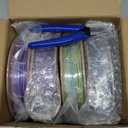 Comgrow Silk Shiny Rainbow Multi-Color 3D Printer Filament, Comgrow 3D Printing Materials Silk PLA 1.75mm, 3D Printing Filament +/-0.02mm, 250g X 4 Spool (Red & Blue & Yellow+red & Blue & Green+copper & Green & Purple+blue & Green & Orange)