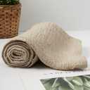 100% Flax Linen Bath Towel 33.5x53 Inches Natural Lightweight Hair Towel for Bathroom Beach Travel,Apricot