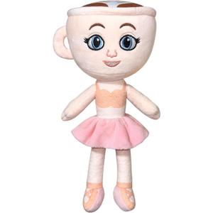 Italian Brainrot Plush Toy 10 Inches Ballerina Cappuccina Plush Soft Stuffed Meme Dolls for Collectors, Aesthetic Dcor & Funny Gift Ideas
