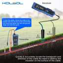 Underground Wire Locator, Cable Tester F02 Pro for Locate Wires, Locate Control Wires Cables Pet Fence Wires, up to 3 Feet Deep 1640 Feet Length, Equiped with Rechargeable 1100mAh Battery