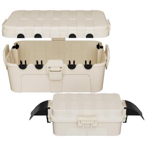 Flemoon Large Outdoor Electrical Box Waterproof (12.5 x 8.5 x 5), Bundle w/1 Small Weatherproof Electrical Connection Box (8.1 x 4.9 x 3.1) for Power Strip, Outlet, Holiday String Light