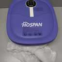 HOSPAN Collapsible Foot Spa Electric Rotary Massage, Foot Bath with Heat, Bubble, Remote, and 24 Motorized Shiatsu Massage Balls. Pedicure Foot Spa for Feet Stress Relief