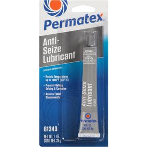 6 x Permatex 81343 Anti-Seize Lubricant, 1 oz. Tube