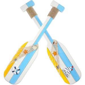 2 Pack 19.8 Inch Nautical Wooden Double Oar Decor with Rope Nautical Oar Paddles Wall Decor Door Hanging Ornament Beach Theme Home Decorationyellow 2 Pack 19.8 Inch Nautical Wooden Double Oar Decor with Rope Nautical Oar Paddles Wall Decor Door Hanging Ornament Beach Theme Home Decorationyellow