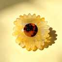 3 Pack Flower Hair Claw Clips for Women Big Cute DaisySunflower Hair Clips 90s Flower Claw Clip Hair Barrettes