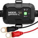 NOCO GENIUS2D: 2A 12V Smart Onboard Battery Charger - Direct-Mount Automatic Maintainer, Trickle Charger & Desulfator with Overcharge Protection & Temperature Compensation  For Lead-Acid Batteries
