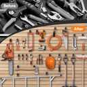Nacial 18 Pack Garage Hooks Heavy Duty, Utility Steel Garage Storage Hook with 2 Storage Straps, Utility Garage Wall Mount Hooks for Hanging Bike, Ladder and Garden Tools, Perfect for Father Day Gifts
