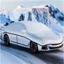 Car Windshield Snow Cover, 7-Layer Thickened Windproof Waterproof Windscreen Snow LCE Frost Protection, Automotive Exterior Windshield Ice Cover, Universal for Vehicles (66.9  19.7'')