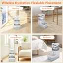 Smart Pet Water Fountain,Filterless Cat Water Fountain No Filter,3L/102oz Ultra Silent Cat Fountain, Separation Design