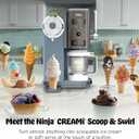 Ninja Creami Scoop & Swirl 13-in-1 Ice Cream and Soft Serve Maker, NC701ND | Ninja Creami Scoop and Swirl turns almost anything into ice cream and soft serve at a button touch, scooped or swirled.