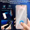 3 Pack Glass Screen Protector for Samsung Galaxy S25 Edge [6.7 inch] + 3 Pack Camera Lens Protector, 9H Tempered Glass, Fingerprint Unlock, HD Clear Case Friendly Anti-Scratch