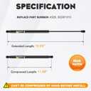Rear Hatch Door Liftgate Lift Supports Struts Shocks 4329 SG301013 for Volkswagen Golf 02-06, Jetta (4 Door Wagon) 01-04, Passat (4 Door Wagon) 99-05 (2 Pcs)