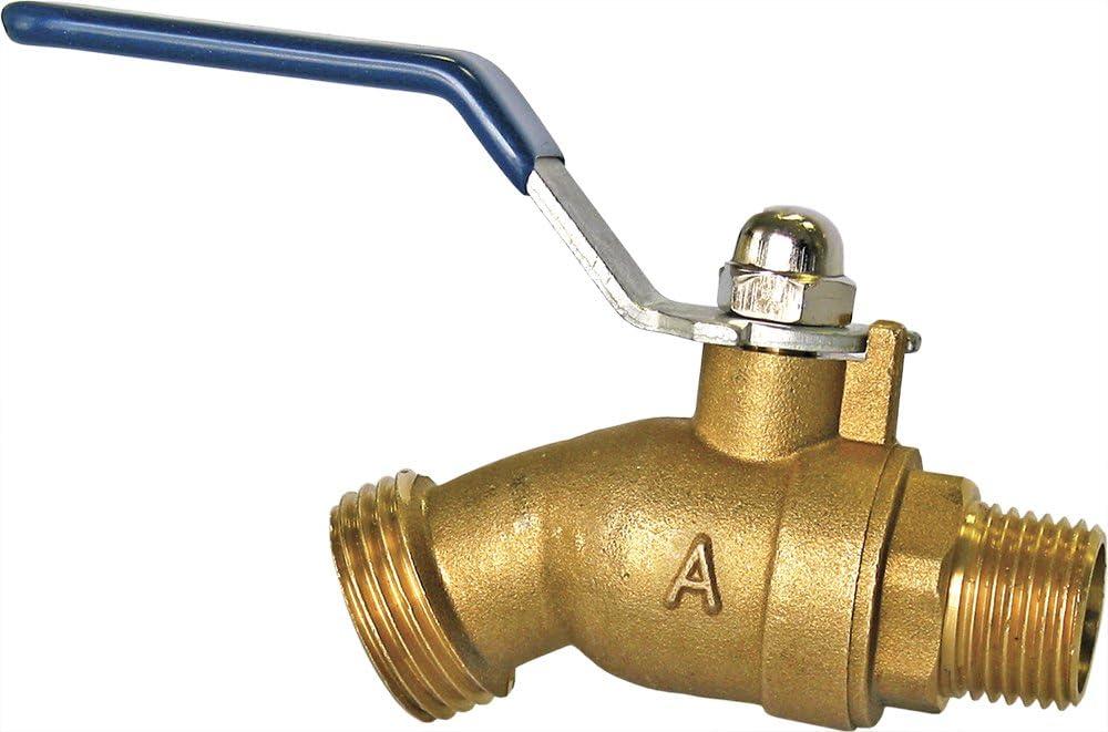 2pcs American Valve M71QT 1/2" Hose Bibb, 1/2 Inch, Brass