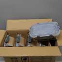 [10-Pack] Glass Meal Prep Containers with Lids, MCIRCO Food Storage Containers with Snap Locking Lids, Airtight Lunch Containers, Microwave, Oven, Freezer and Dishwasher (gray)