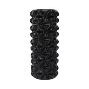 High-Density Foam Roller for Recovery and Relaxation, Muscle Massage and Myofascial Trigger Point Release, Relieves Muscle Pain, Improves Mobility (Black)