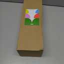 WONDROUS' DECO Wooden Christmas Tree Figurine, Tabletop Silver Tree Figurine, Set of 2 Desk Centerpieces for Christmas Decor