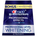 Crest 3D Whitestrips Professional Effects – Teeth Whitening Kit, 22 Treatments (20 + 2 Bonus), Each with 1 Upper/1Lower, 44 Strips – Crest 3DWhite Teeth Whitening Strips