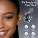 Sleep Earbuds Bluetooth 6.0 in Ear, Sleep Headphones with Sleep Monitor APP, 2026 New Mini Sleep Ear Buds with Small Earplugs for Side Sleepers, 48H Playtime Sleep Earphones with Sleep Mode Black
