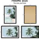 Hongkee 27x40 inch Poster Frame, Black Wood Style, Wall Mounting