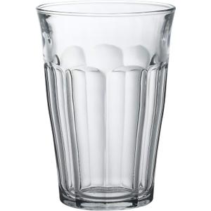 Duralex Tempered Glass, Made In France Picardie Clear Tumbler, Set of 6, 12.62 oz.