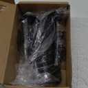 Deck Post Anchor, 4 Pcs Adjustable Post Base Brackets, Heavy Duty Wood Fence Pergola , Reversible Half Column Post Anchor Base Brackets Fit 1.5x1.5,2x2,2x4,4x4 Post, Deck Mailbox(Model B)