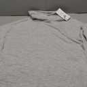 LILLUSORY Mock Neck Sweatshirt Womens Oversized Pullover Turtleneck Long Sleeve Tops Trendy Fall Fashion 2025 (Medium, Grey)