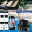 SP1500UNPAK2 1-1/2-Inch Socket Quick Connect Union Compatible with Hay-Ward Pool Pump Fittings Replacement for CL200 Chlorinator Parts to Pump to Filter Connector (2 Pack)