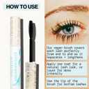 Pacifica Aquarian Gaze Mascara Abyss (Black) Water-Resistant Long Lash Mascara, Lengthening & Smudge-Proof, Vegan & Cruelty-Free