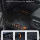 Floor Mats for Honda CR-V 2023 2024 2025 2026 | Custom Fit for CRV Gas, Hybrid & e:FCEV, All Weather Protection, TPE Full Set with Cargo Liner Rear Seat Back Protectors