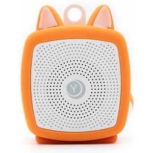 Yogasleep Pocket Baby Soother Fox, White Noise Machine, 6 Soothing Sounds & Timer for Better Sleep, Includes Brown Noise & Lullabies, Compact Size for Travel & Child Safe, Must Have Registry Gift