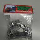 50 Count | for gutters with Perforated or mesh Gutter Guard | Clips | Hangers | to Hang Christmas Lights on gutters with Gutter Guard in Place | Clip | Made in USA