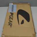 LAPGEAR Home Office Lap Desk with Device Ledge, Mouse Pad, and Phone Holder - Espresso Woodgrain - Fits up to 15.6 Inch Laptops - Style No. 91575